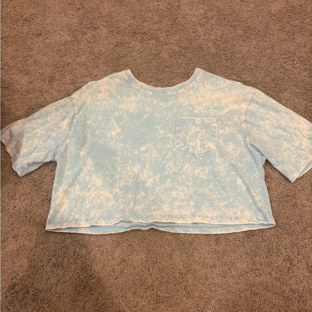 Double Zero Light Blue Short Sleeve Tee